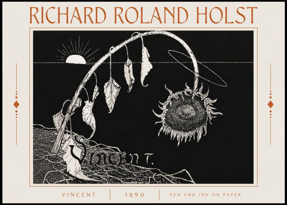Richard Roland Holst Vincent No6 - Affiche