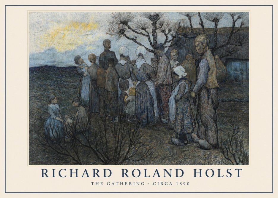 Richard Roland Holst The Gathering No1 - Affiche