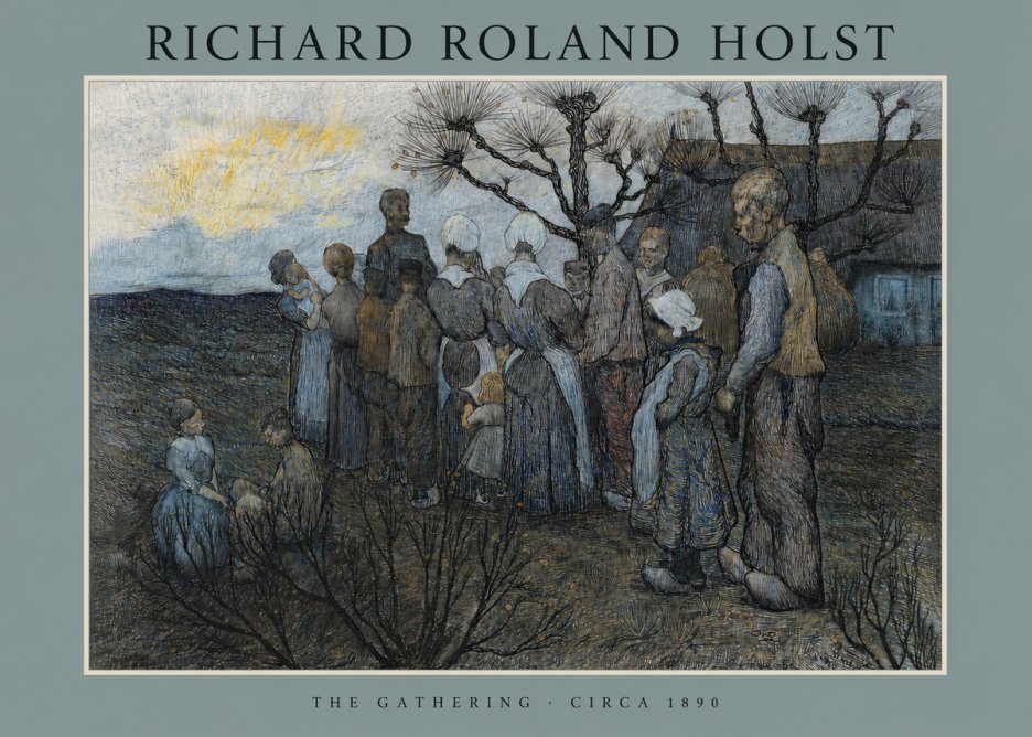 Richard Roland Holst The Gathering No2 - Affiche