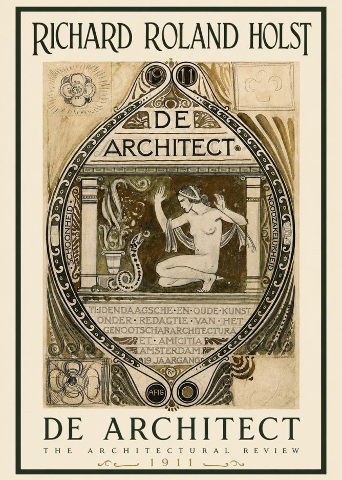Richard Roland Holst De Architect No2 - Affiche