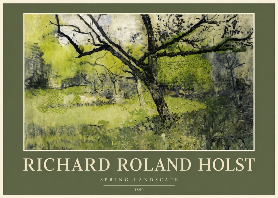 Richard Roland Holst Spring Landscape No2 - Affiche