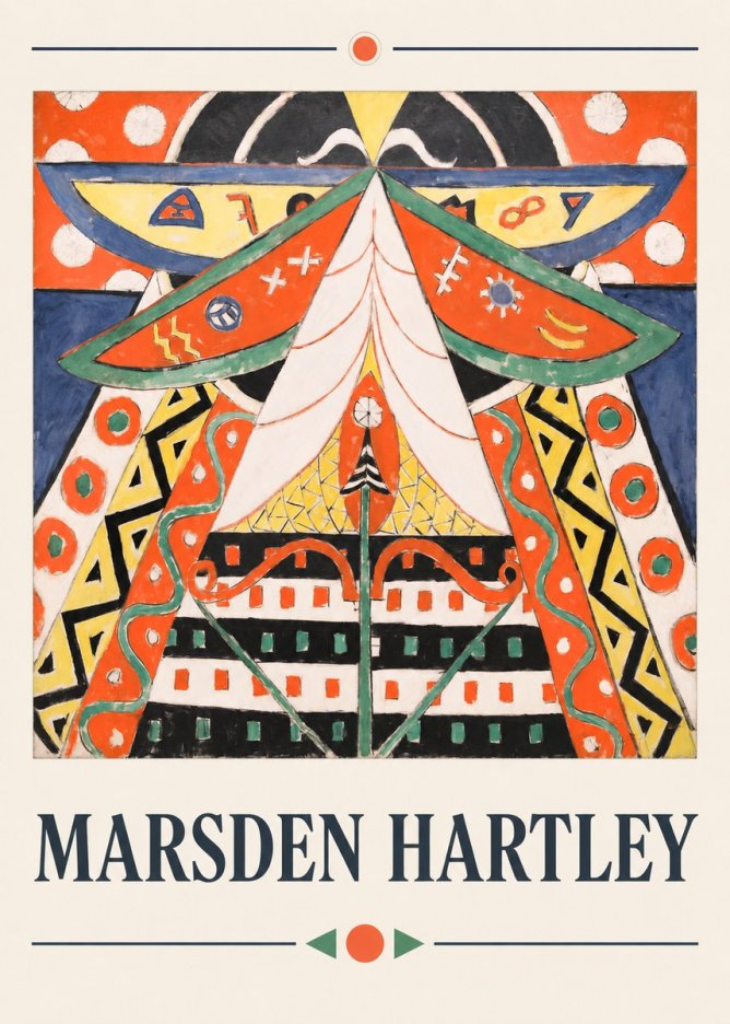 Marsden Hartley Painting No. 5 No1 - Affiche