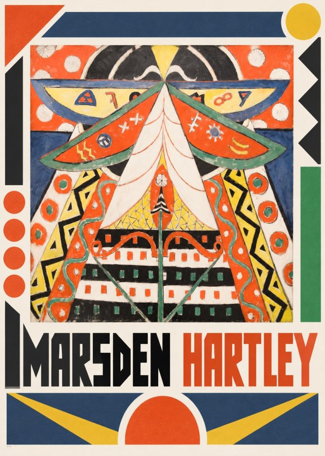 Marsden Hartley Painting No. 5 No2 - Affiche
