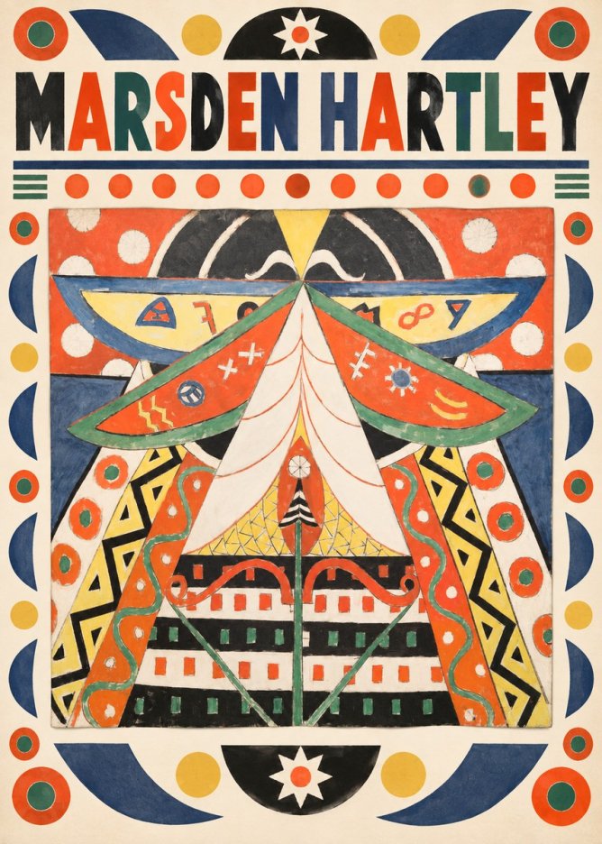 Marsden Hartley Painting No. 5 No3 - Affiche