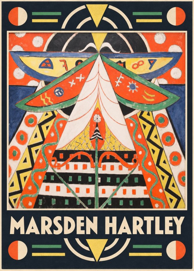 Marsden Hartley Painting No. 5 No5 - Affiche