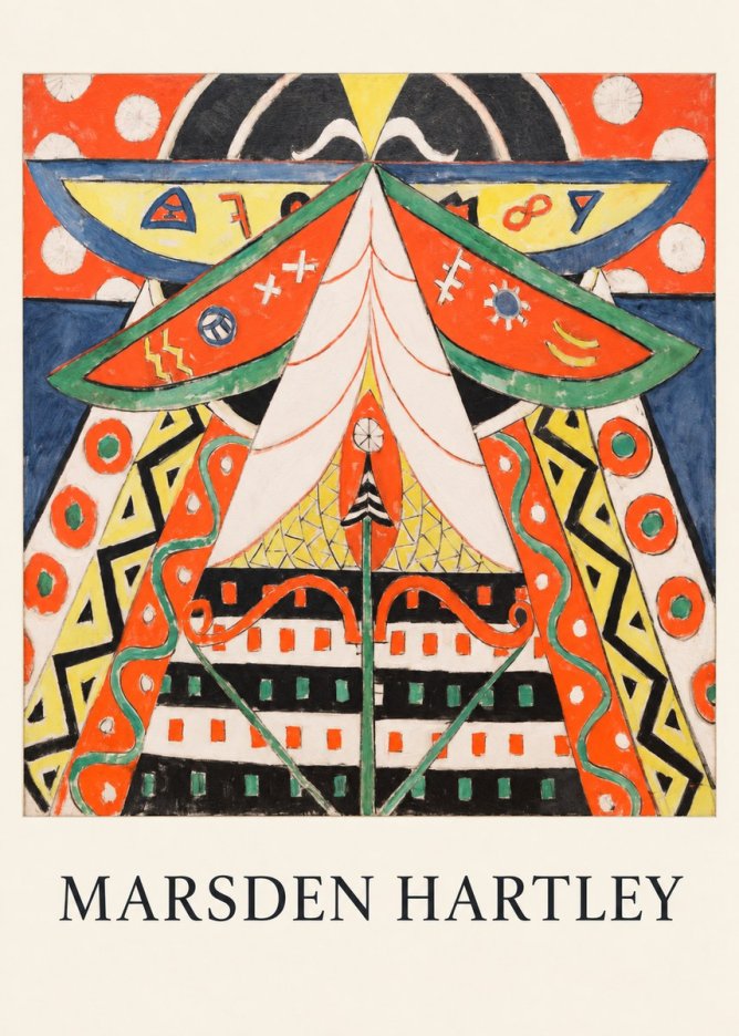 Marsden Hartley Painting No. 5 No6 - Affiche