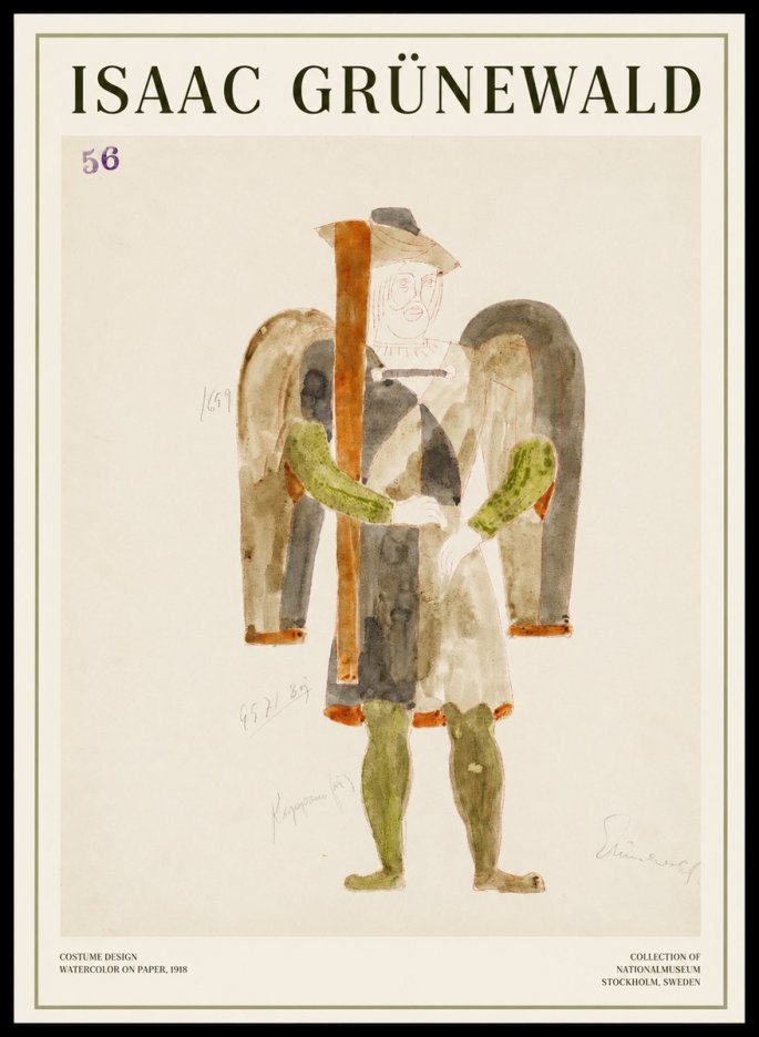 Isaac Grünewald Costume Design IV No1 - Affiche
