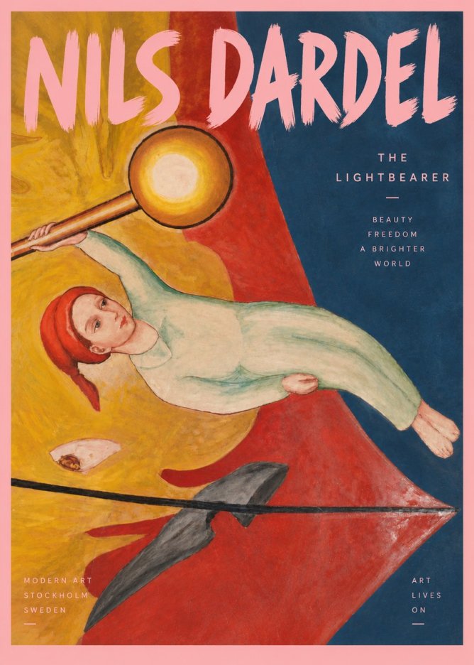 Nils Dardel The Lightbearer No3 - Affiche