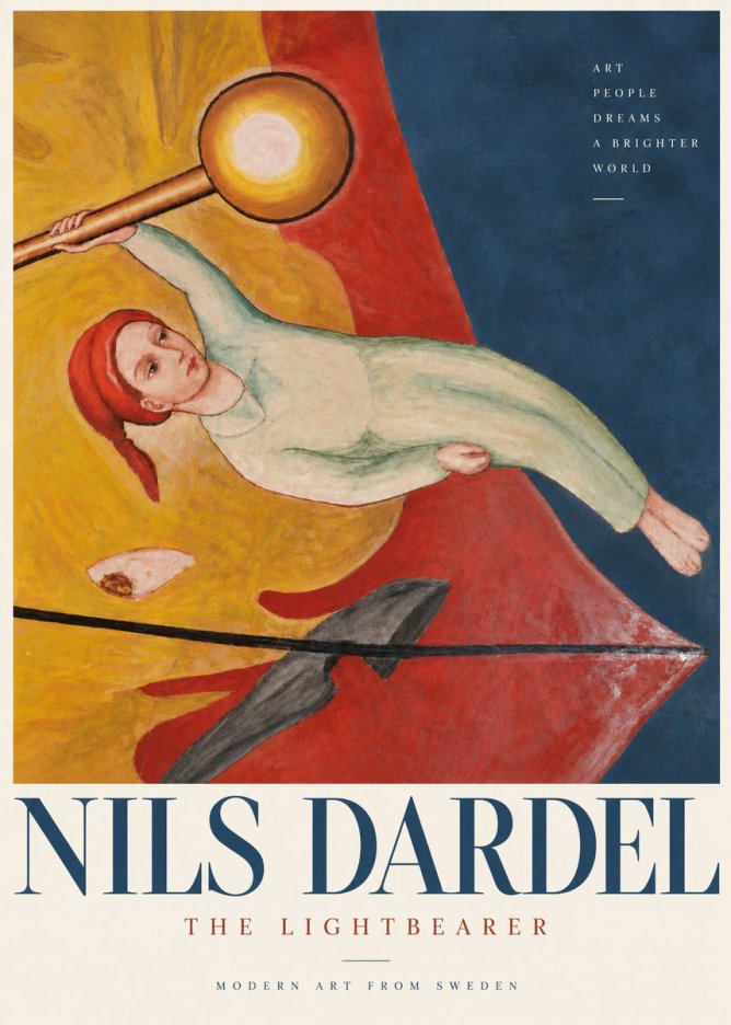 Nils Dardel The Lightbearer No4 - Affiche