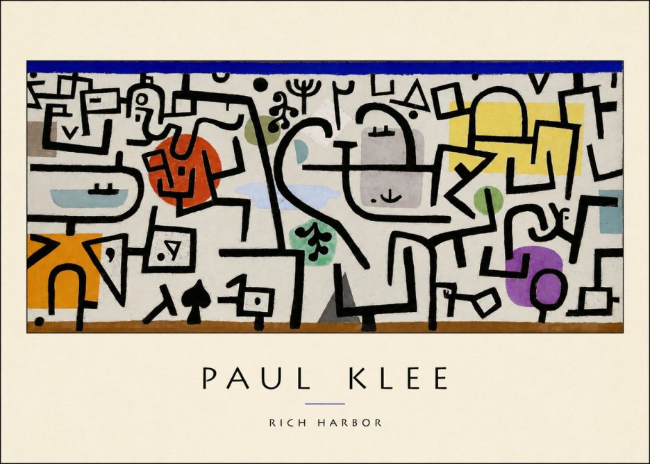 Paul Klee Rich Harbor No3 - Affiche