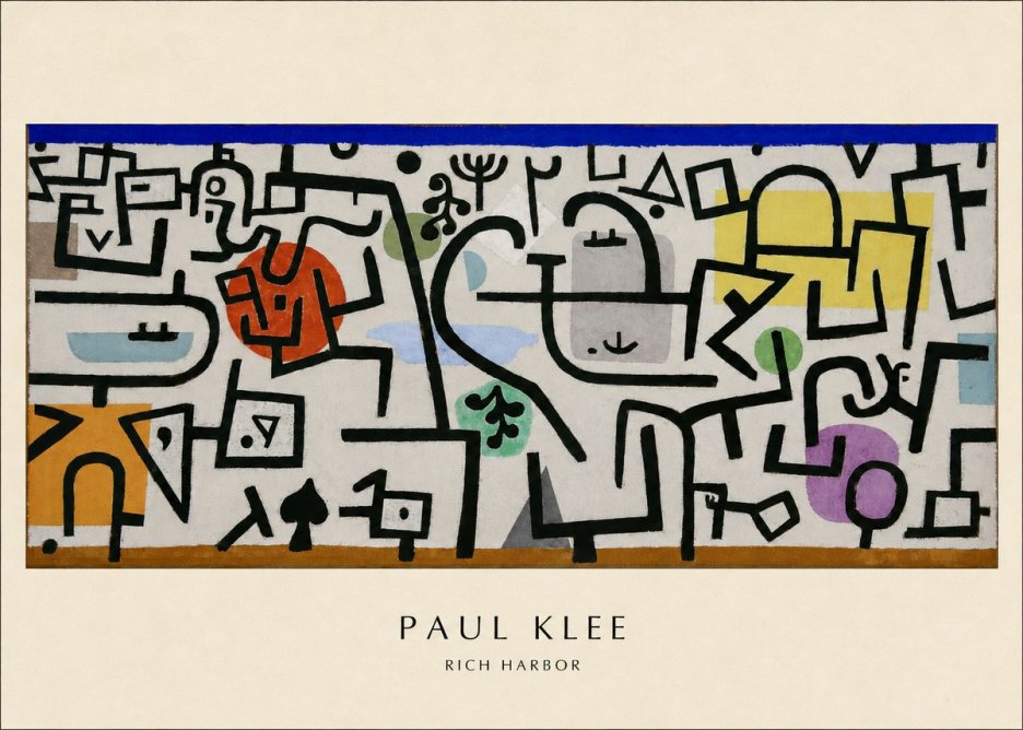 Paul Klee Rich Harbor No5 - Affiche