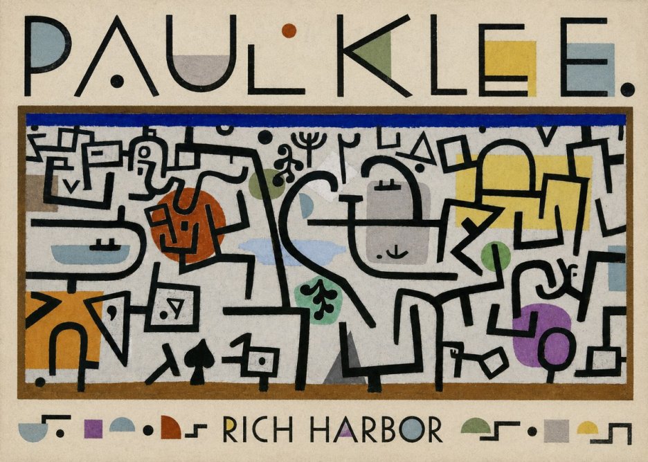 Paul Klee Rich Harbor No6 - Affiche
