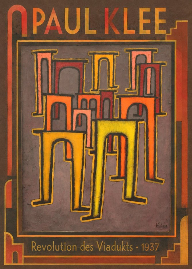 Paul Klee Revolution Des Viadukts No1 - Affiche