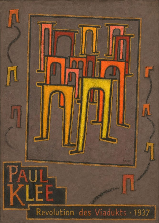 Paul Klee Revolution Des Viadukts No6 - Affiche