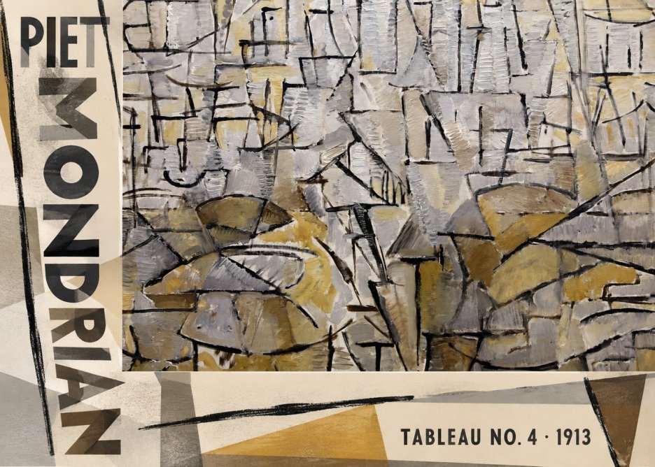 Piet Mondrian Tableau No. 4 No6 - Affiche