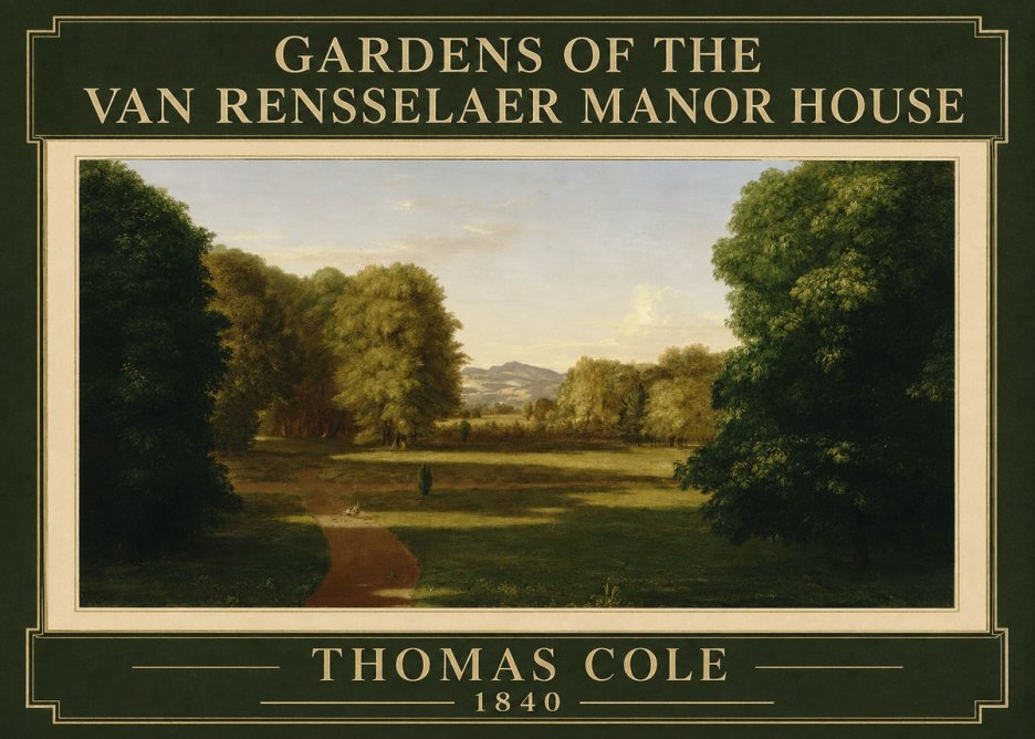 Thomas Cole Gardens of the Van Rensselaer Manor House No6 - Affiche