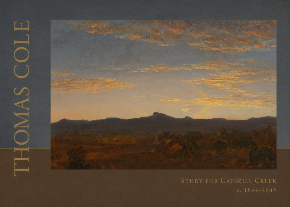 Thomas Cole Study for Catskill Creek I No6 - Affiche