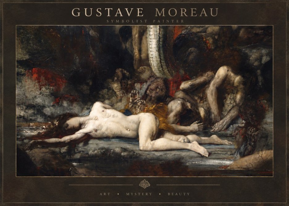 Gustave Moreau Despair No2 - Affiche
