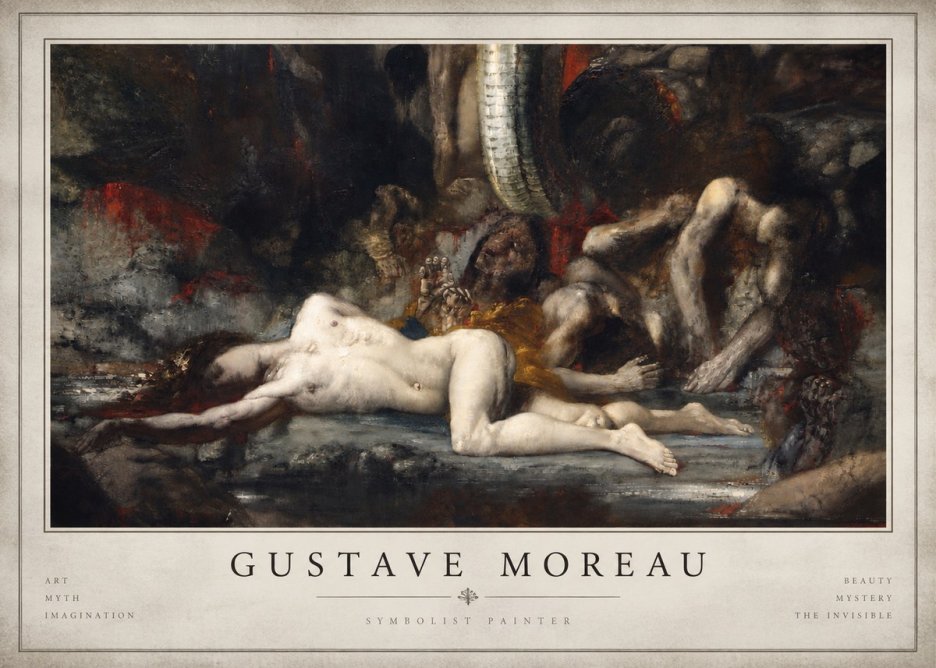 Gustave Moreau Despair No3 - Affiche
