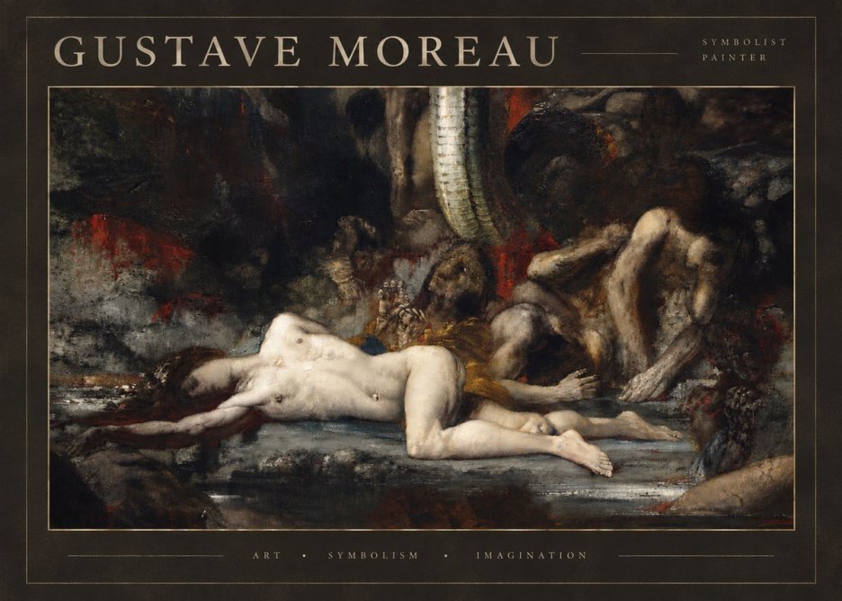 Gustave Moreau Despair No4 - Affiche