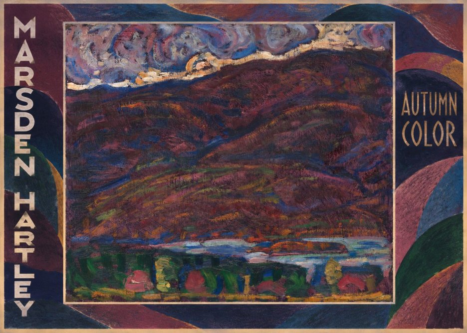 Marsden Hartley Autumn Color No1 - Affiche