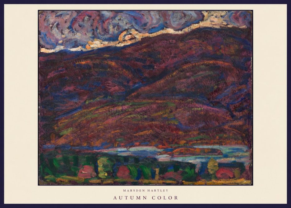 Marsden Hartley Autumn Color No6 - Affiche