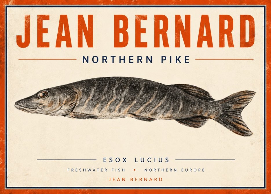 Jean Bernard Australian Lungfish No5 - Affiche