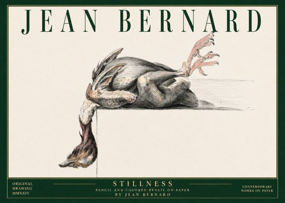 Jean Bernard Stillness No3 - Affiche