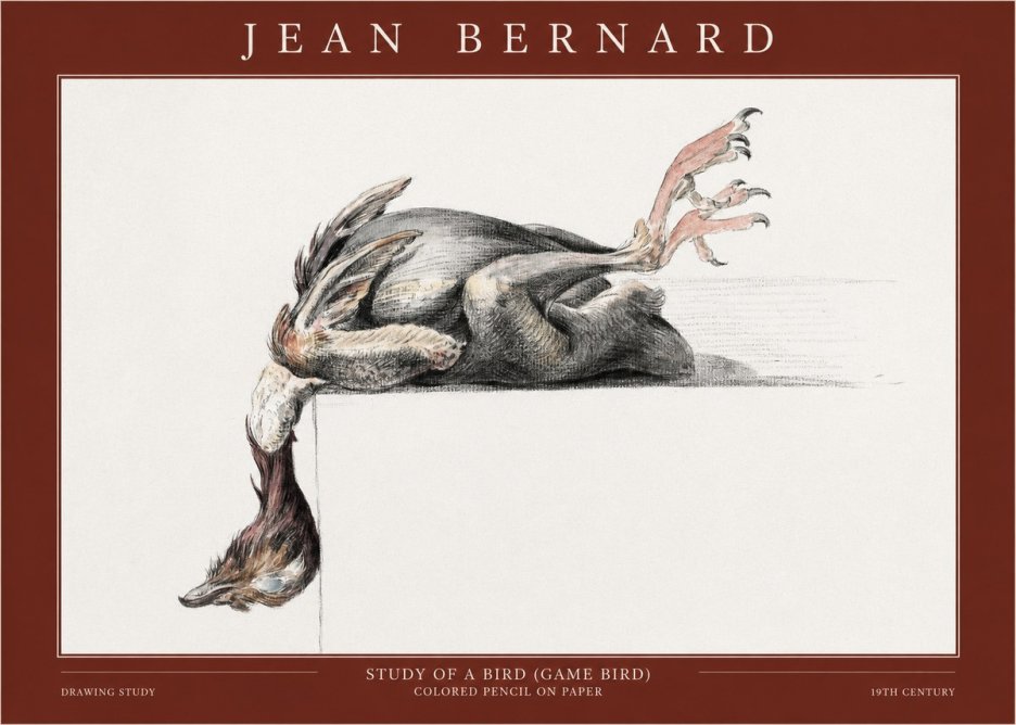 Jean Bernard Stillness No4 - Affiche