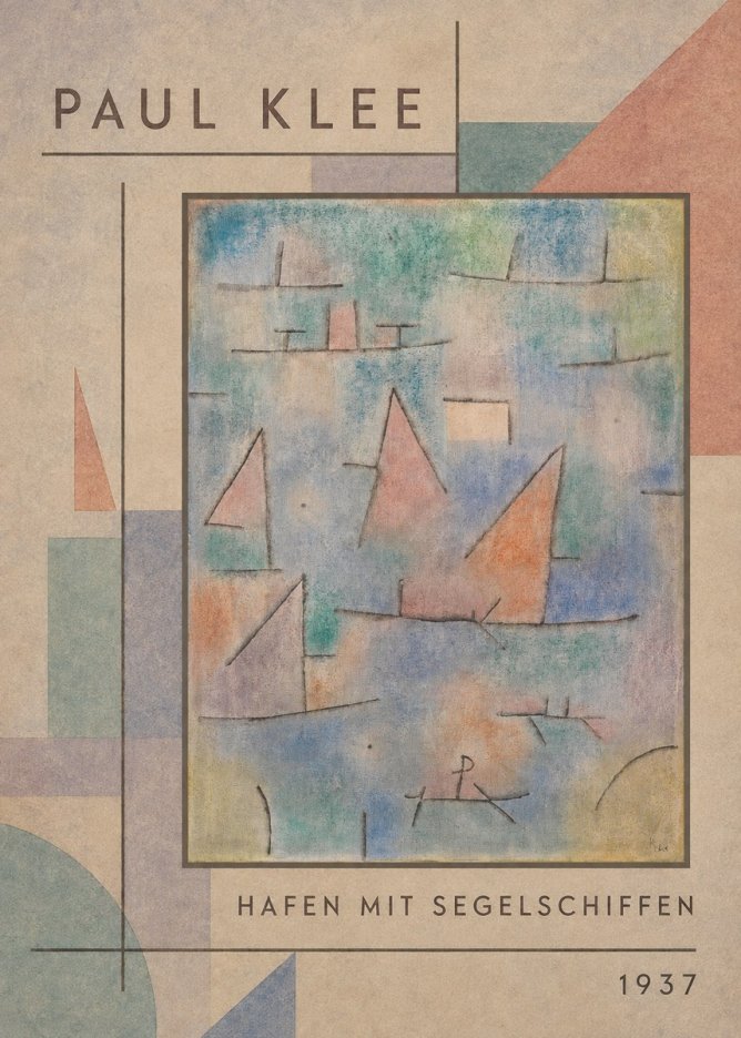 Paul Klee Hafen Mit Segelschiffen No2 - Affiche