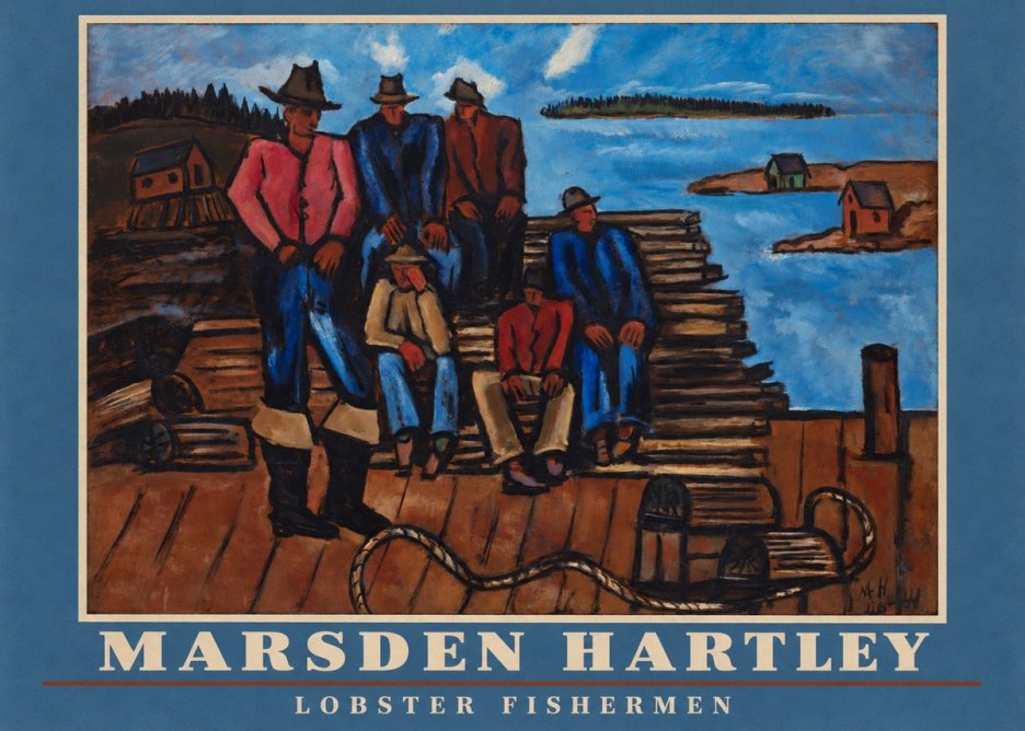 Marsden Hartley Lobster Fishermen I No1 - Affiche