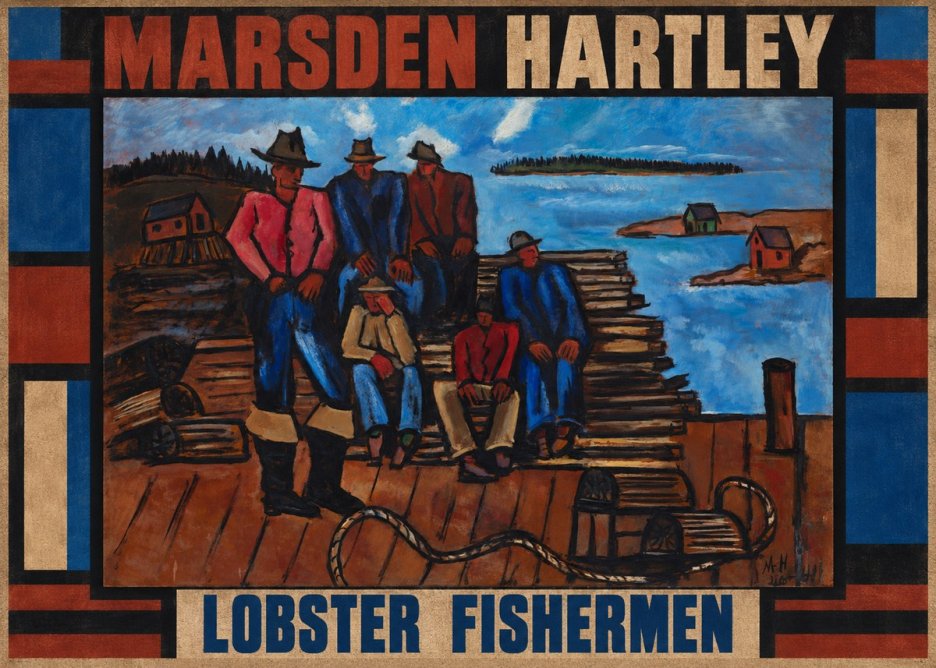 Marsden Hartley Lobster Fishermen I No2 - Affiche