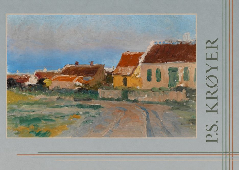 P.S. Krøyer Houses in Skagen No6 - Affiche