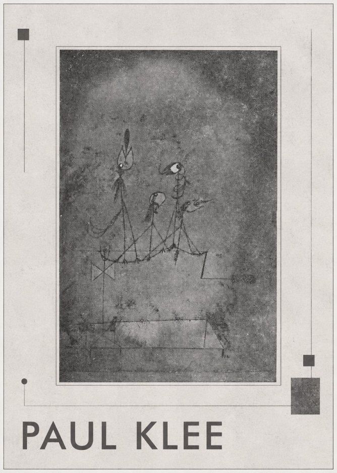Paul Klee Group of Figures No1 - Affiche