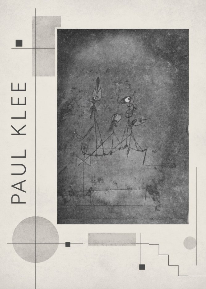 Paul Klee Group of Figures No2 - Affiche