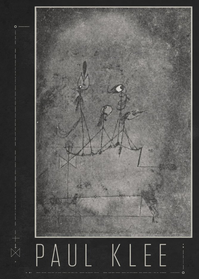 Paul Klee Group of Figures No3 - Affiche