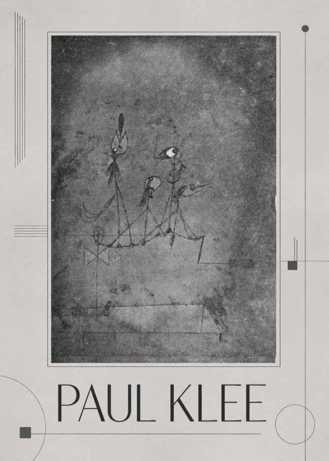 Paul Klee Group of Figures No4 - Affiche