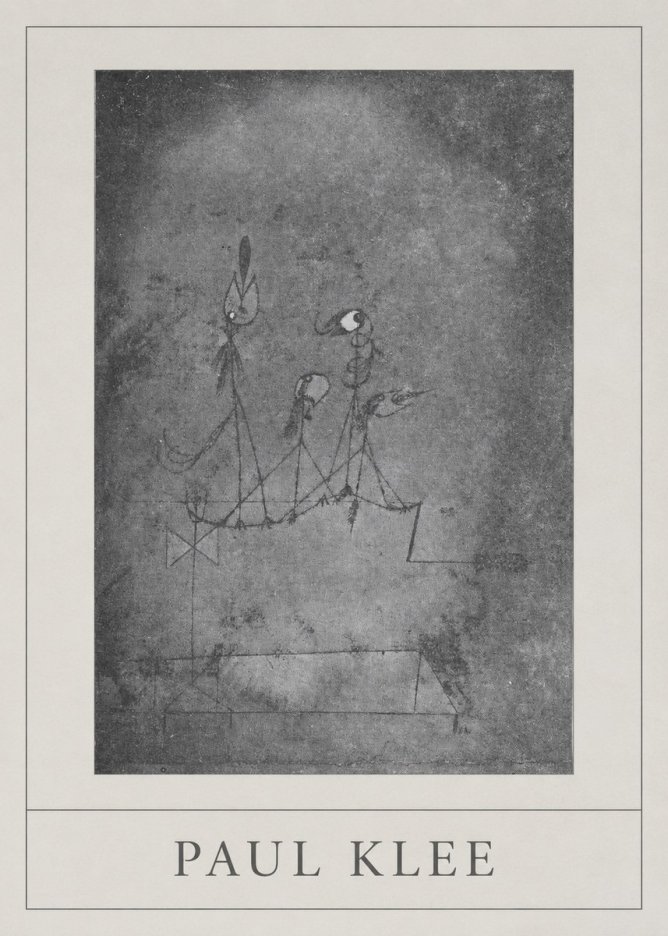 Paul Klee Group of Figures No5 - Affiche