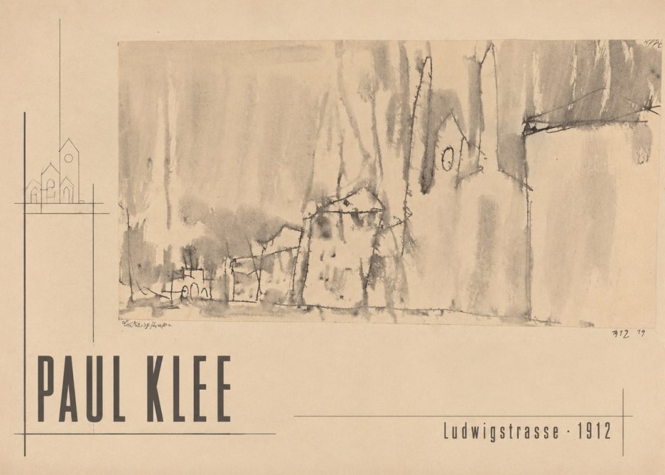Paul Klee Ludwigstrasse No2 - Affiche