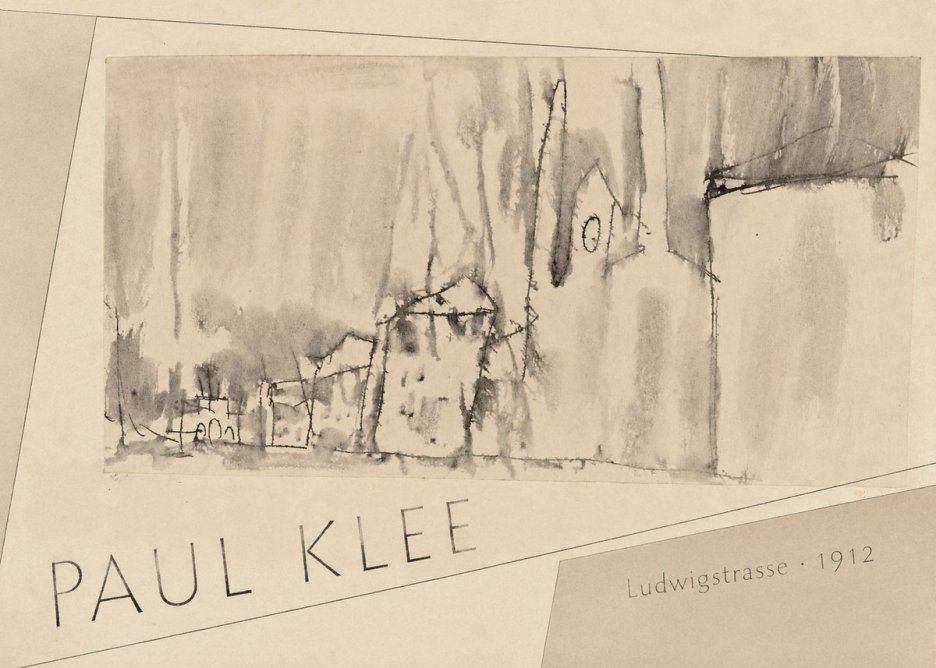 Paul Klee Ludwigstrasse No5 - Affiche