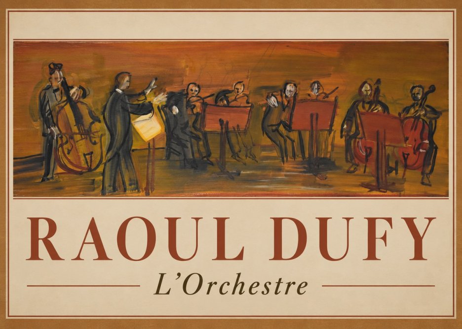 Raoul Dufy L'orchestre No1 - Affiche