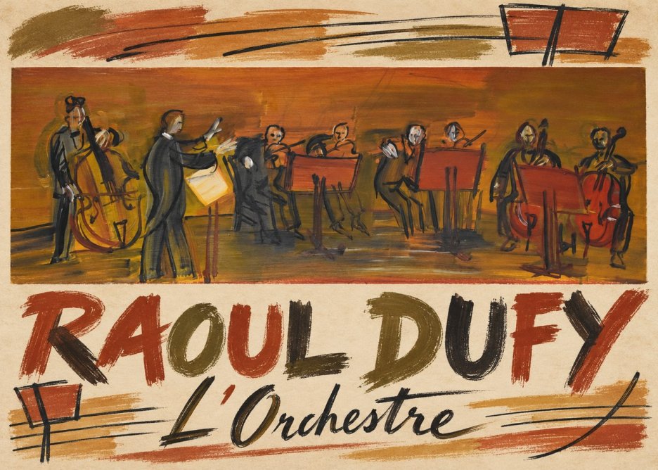 Raoul Dufy L'orchestre No3 - Affiche
