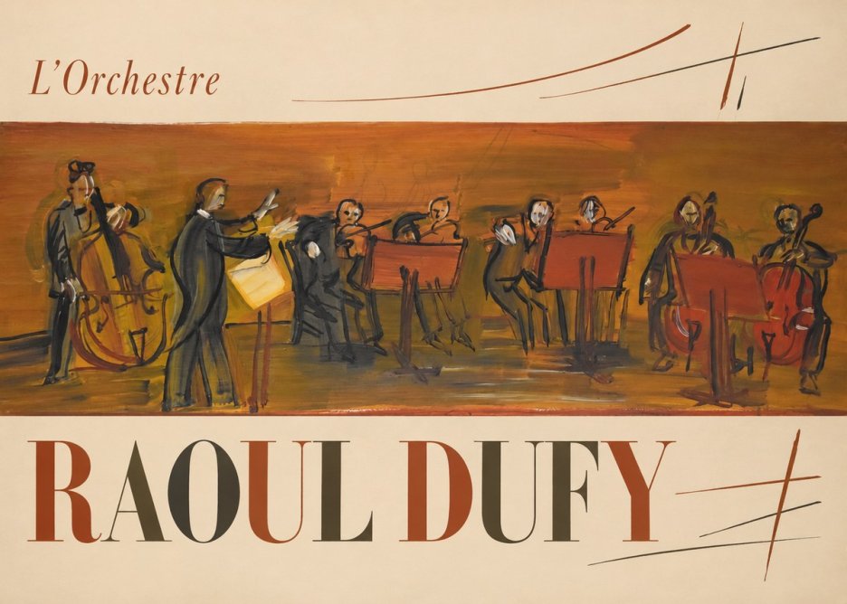 Raoul Dufy L'orchestre No6 - Affiche