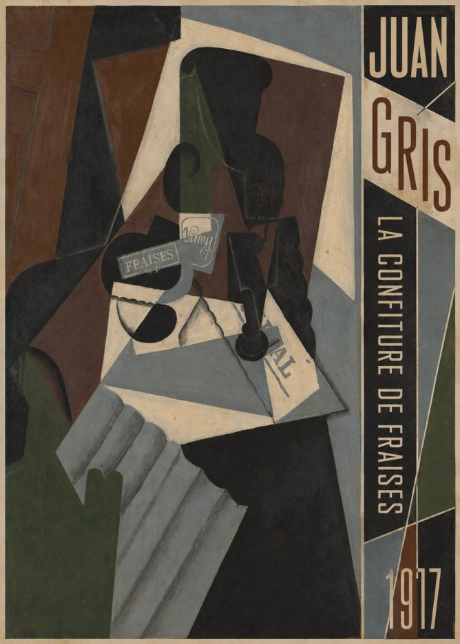 Juan Gris La Confiture De Fraises No3 - Affiche