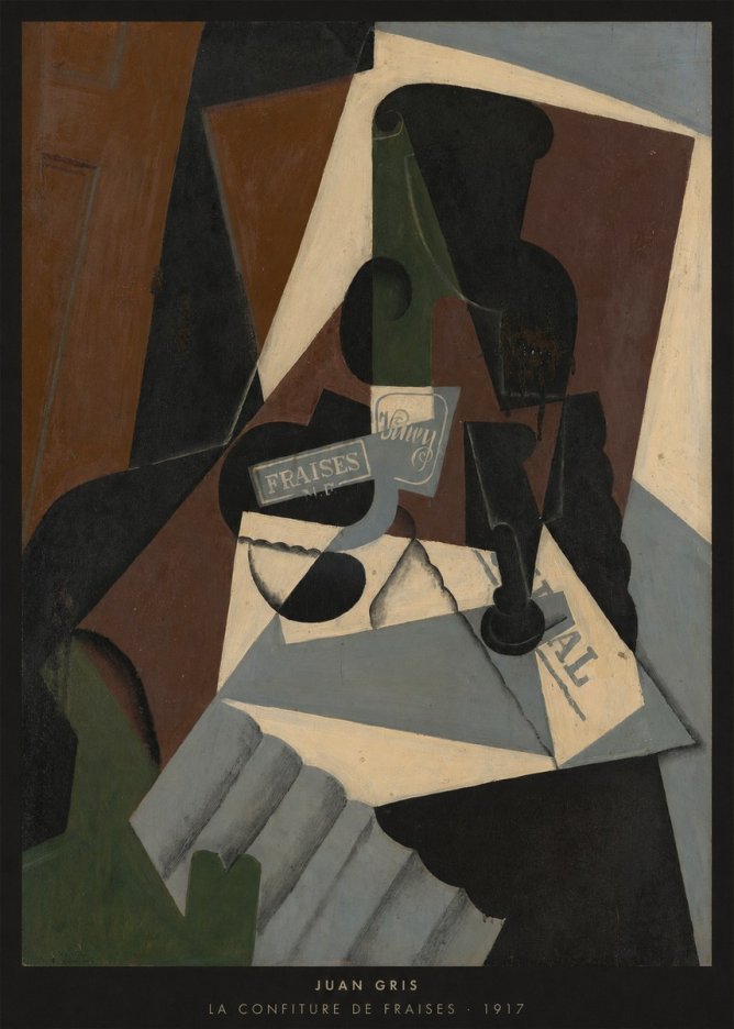 Juan Gris La Confiture De Fraises No6 - Affiche