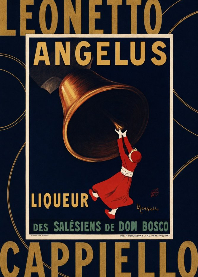 Leonetto Cappiello Angelus Liqueur No3 - Affiche