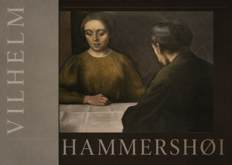 Vilhelm Hammershøi A Conversation No3 - Affiche