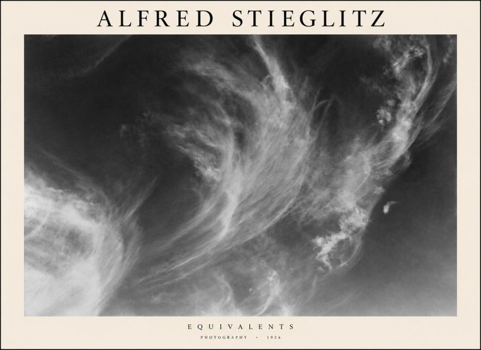 Alfred Stieglitz Equivalents I No1 - Affiche
