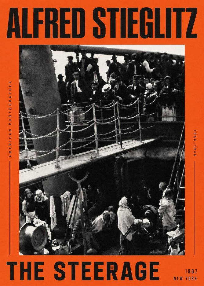 Alfred Stieglitz The Steerage – 1907 No2 - Affiche