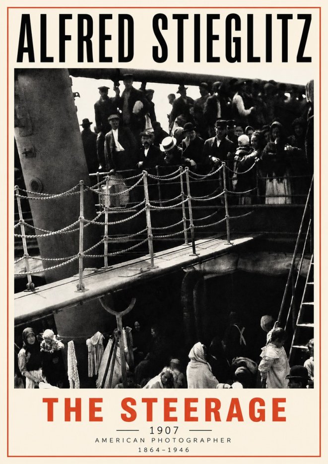 Alfred Stieglitz The Steerage – 1907 No3 - Affiche